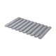 thumbnail image 2 of Esterilla plegable para secar platos de tierra de diatomeas para tazas y utensilios de encimera. Ovalado Gris Claro, 2 of 9