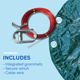 thumbnail image 3 of Swimline Hydrotools Supreme Guard Winter Cover for 25' Above Ground Round Pools, 3 of 7