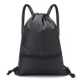 thumbnail image 1 of Mochila con cordón Mochila de gimnasio Bolsas de cuerdas de gimnasio de gran capacidad para viajes en la playa, 1 of 8