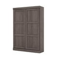 thumbnail image 3 of Atlin Designs 101" Transitional Wood Queen Wall Bed with Storage in Bark Gray, 3 of 5
