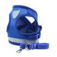 thumbnail image 1 of Adjustable Pet Dogs Chest Vest Harness Reflective Strap Vest With Leash, 1 of 7