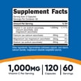 thumbnail image 5 of Nutricost Buffered Vitamin C (1000mg) 120 Capsules - Vegan, GMO-Free, 60 Servings, 5 of 5