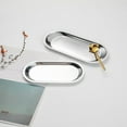 thumbnail image 5 of Reheyre Mini Portable Oval Stainless Steel Storage Tray - Towel Tray for Household Use, 5 of 8