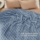 thumbnail image 5 of Manta Bedsure Ashley de forro polar azul para sofá, 230 x 230 cm, 5 of 7