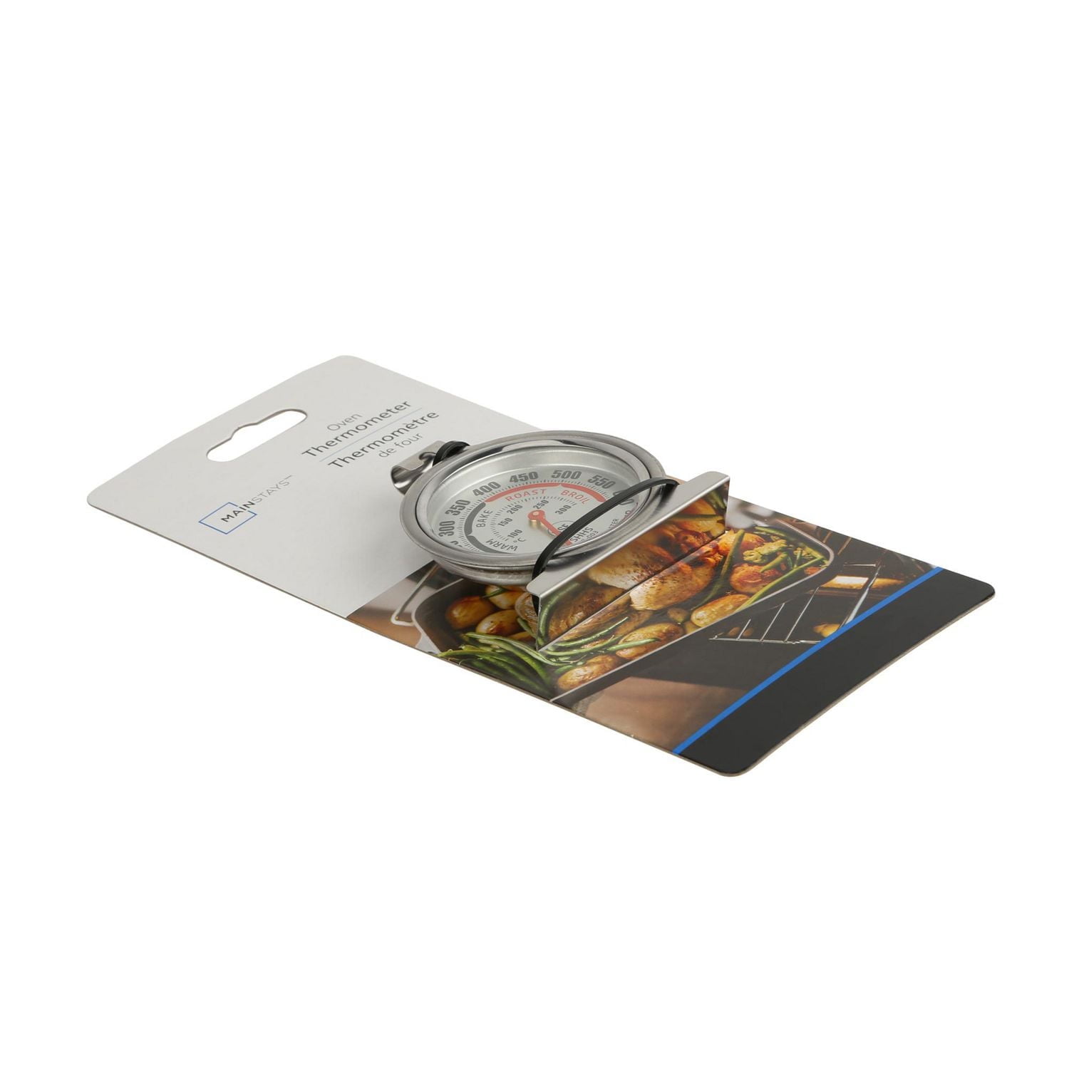 Mainstays Instant Read Stainless Steel Oven Thermometer, Oven Thermometer