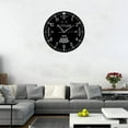 thumbnail image 2 of Altimeter Wall Clock Tracking Pilot Air Plane Altitude Measurement Modern Wall Watch Classic Instrument Home Decor, 2 of 6