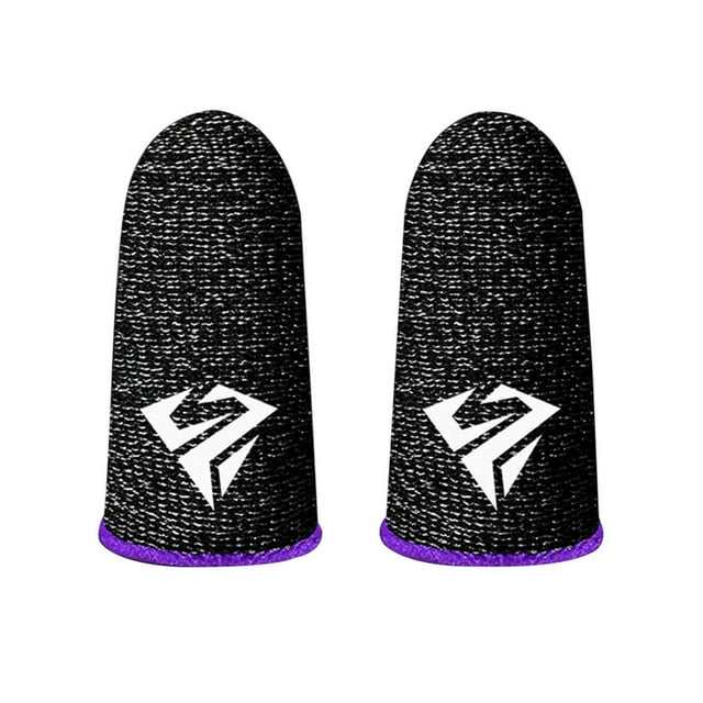 Gaming Finger Sleeves Anti-slip Sweatproof Ultra-thin Touch Screen Gloves Fingertip Cover for Mobile Game