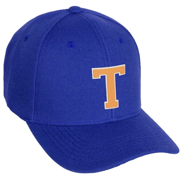 Daxton Classic Baseball Hat Custom A to Z Initial Team White Neon