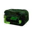 thumbnail image 3 of NC Plush Fleece Blanket For Bed,Lightweight Soft Green Blanket,Queen 75"x91", 3 of 6