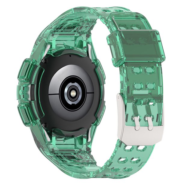 Bandas de reloj de TPU correa de repuesto de liberación rápida Likrtyny transparente resistente al agua suave y cómoda para Galaxy Watch 4 y 5