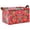 Red Strawberry Print, variant on Foldable Iron Frame Open Home Storage Bins 16.9×11.4×10 Inch Waterproof Nice Cube Shelf Baskets Red Apples Doodle Print