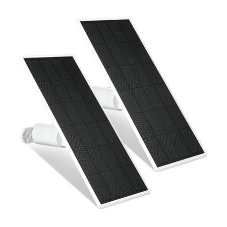 

Wasserstein Solar Panel for Google Nest Cam Outdoor or Indoor Battery - 2.5W Solar Power - Made for Google Nest (2 Pack)