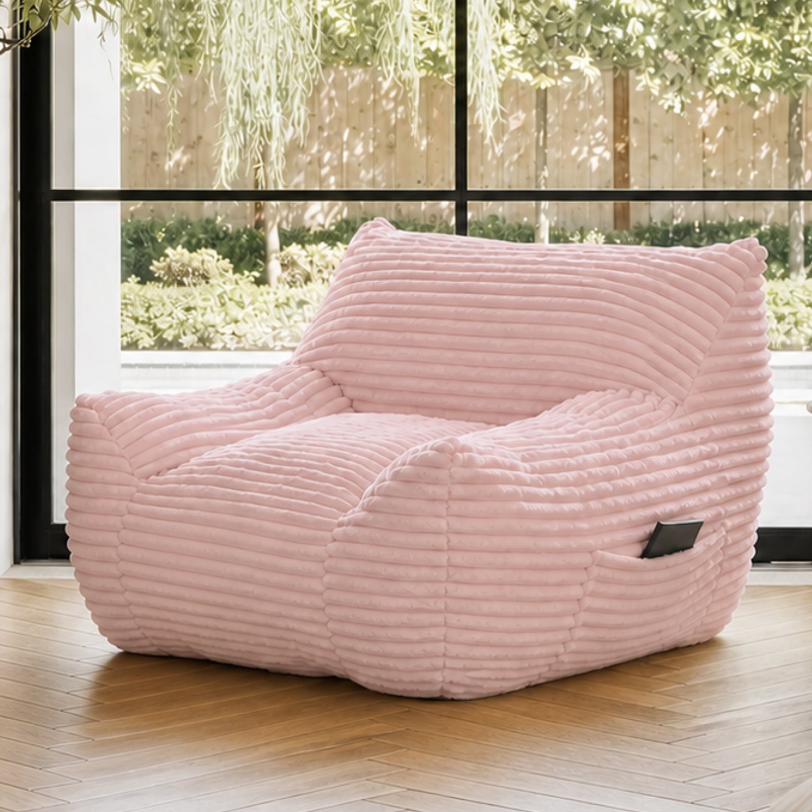 Bean Bag Chair for Adults, Oversized Comfy Beanbag Living Room Lazy Sofa for Bedroom & Dorm