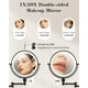 thumbnail image 4 of Espejo de maquillaje vpu 9 montado en la pared con aumento de 20X con luz, 4 of 9