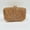 Champagne, variant on Leaf-Shaped Crystal Clutch Bag for Women, Luxurious Evening Purse - Trendy Party Wedding Handheld Crossbody Bag