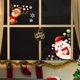 thumbnail image 5 of Dos juegos de pegatinas navideñas de dibujos animados para ventana, sala de estar, electricidad estática, copos de nieve, pegatinas navideñas para pared, 5 of 5