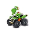 thumbnail image 4 of Carrera RC 1:20 Scale 2.4GHz Radio Remote Control Toy Car - Mario Kart Yoshi Quad, 4 of 5