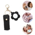 thumbnail image 4 of Unique Bargains 1 Pc Handbag Charms Keychains Durable Flower Mirror Bag Accessories Black, 4 of 6