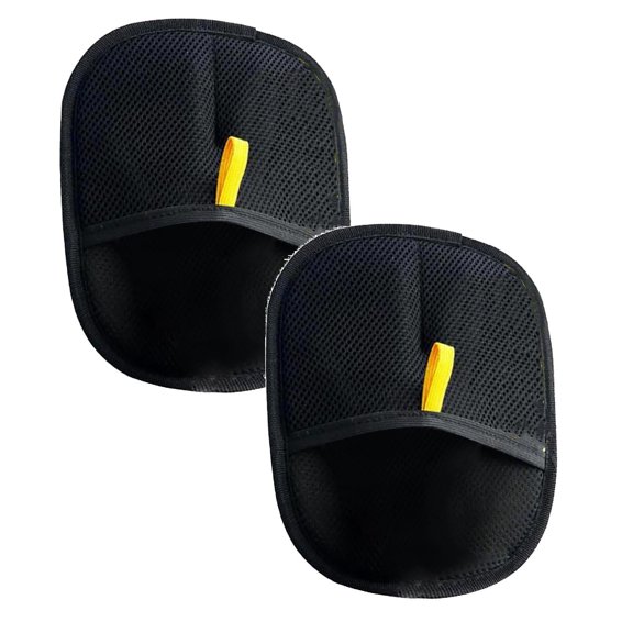 Clearance! Denhf 2Pcs Double-Sided Pet Grooming Glove, Pet Hair Removal Glove for Couch, Clothes, Car Detailing, Carpet, Bed, and Furniture, Electrostatic Pet Hair Remover, Dog Washing Gloves, Black