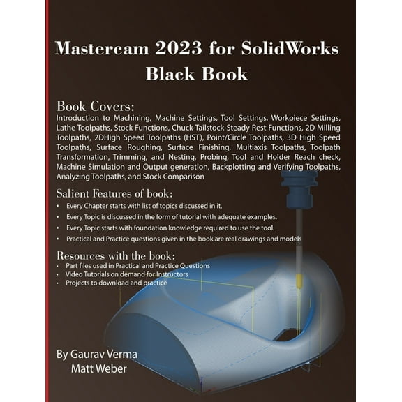 Mastercam 2023 for SolidWorks Black Book, (Paperback)