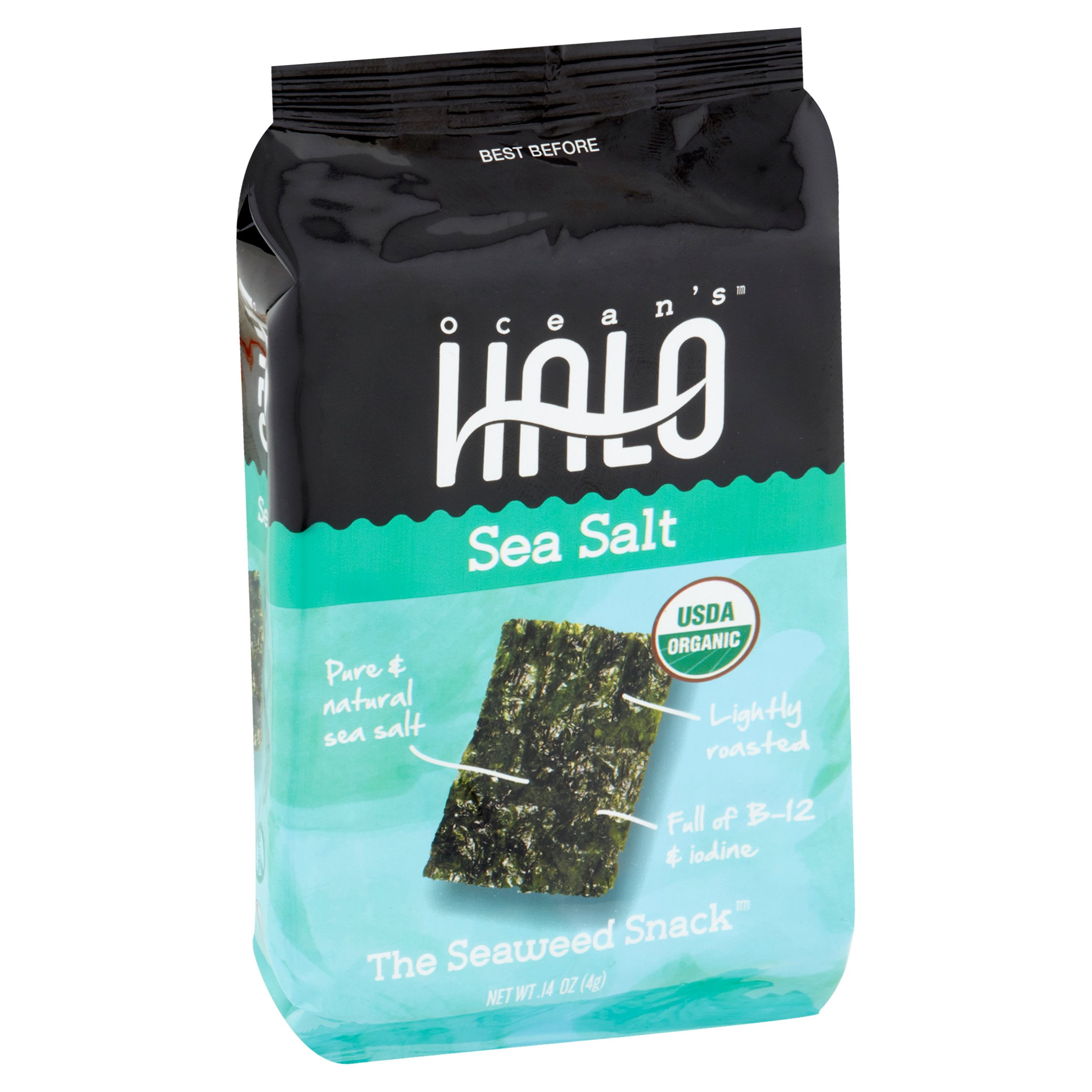 Grab & Go Sea Salt Seaweed Snacks - .14oz (5 Pack)