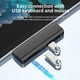 thumbnail image 1 of Concentrador Usb Para Surface Pro 6 5 4 Hub con ranura USB 3.0 TF 4K compatible con HDMI (negro), 1 of 6