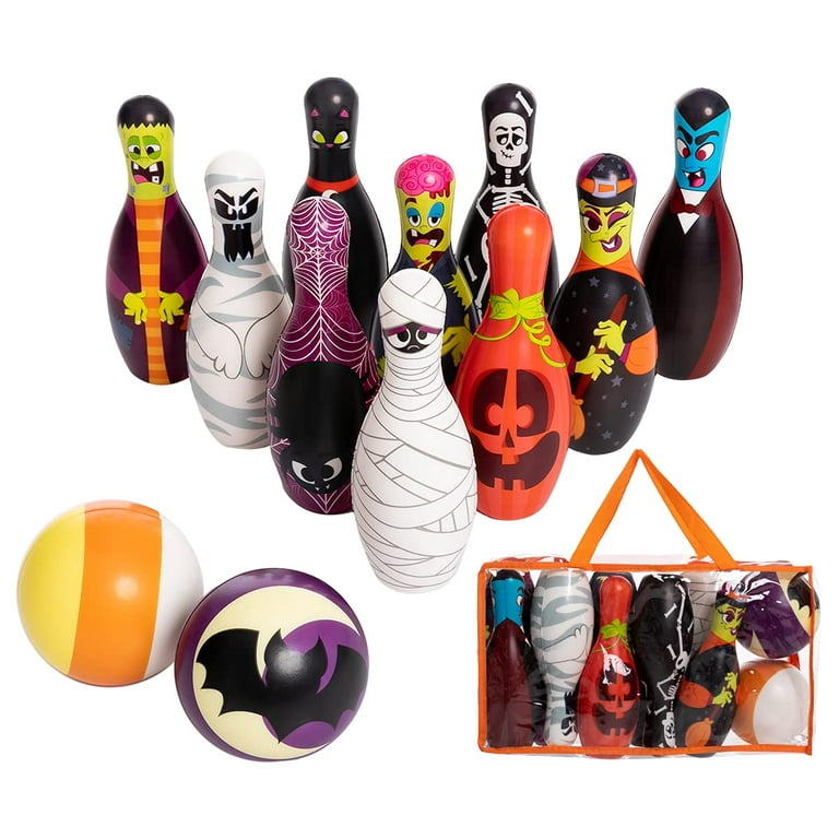 JOYIN Halloween Foam Bowling Set for Kids Toys Party Supplies, Get