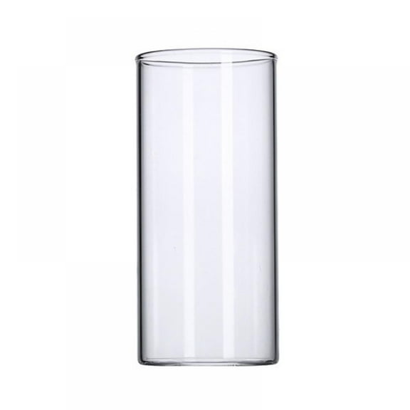 Transparent Drinking Glasses, Heat-resistant Glass Straight Cup,1 Pcs Slim Water Beverage Glasses,Reusable High Borosilicate Milk Cups,Highball Glasses,Home Juice Tea Cup