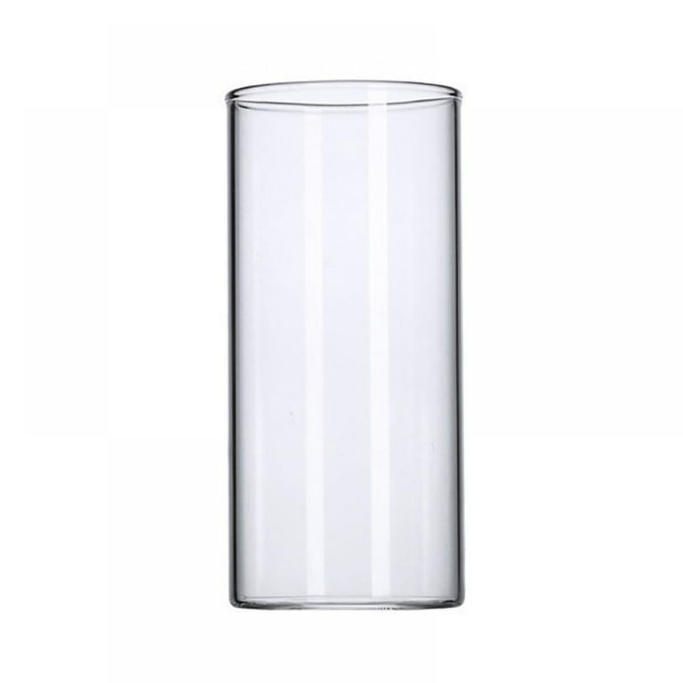 Cylinder Glass Water Tumbler 330ml, 1 Piece, Size: 330 mL, Clear