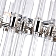 thumbnail image 2 of CWI Lighting Miroir 3 Light Transitional Metal Mini Chandelier in Nickel, 2 of 6