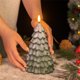 thumbnail image 5 of Adornos Navideños de Vinilo para Árbol de Navidad con Luz Nocturna | Juego de 2 | Funcionan con Pilas | Material de Pvc | 17,2 X 10,8 X 10,8 Cm | Decoración Navideña, 5 of 7