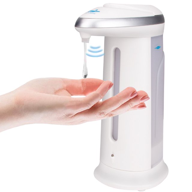 Dispensador de jabón inteligente para manos, inducción automática, prensa libre, inducción infrarroja, 1 unidad