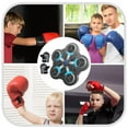 thumbnail image 4 of Smart Bluetooth Music Boxing Machine – Wall-Mounted Punching Target with Gloves and Sweatband, 9 Modes & Speeds, Perfect for Adults & Teen, Ideal Fitness Gift for Family & Friends, 4 of 6