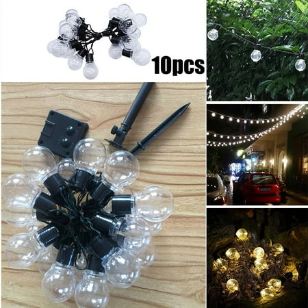 

Solar Powered Retro Bulbs Festoon Lights Outdoor LED Garden Fairy String Light
