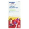 Equate Children's Grape & Cherry Sore Throat Relief Pops with Pectin, 10mg, 10 Count