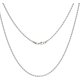 thumbnail image 1 of 2 piezas de cadena de cuerda de acero inoxidable trenzada, collar minimalista, joyería de moda con cierres de langosta para hombres y mujeres, regalo de cumpleaños y boda moderno., 1 of 4