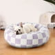 thumbnail image 3 of Cama para perro mediano | Cama elevada redonda de 50 x 50 cm para aliviar la ansiedad | Cama lavable de interior con forma de donut para perros medianos, 3 of 5