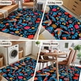 thumbnail image 6 of Spring Floral Large Area Rugs for Bedroom Living Room, Soft Non Slip Carpet Bedside Rug, Modern Abstract Art Birds Rectangular Floor Cover Kitchen Accent Rug 3'x5' for Dining Room/Office, 6 of 9