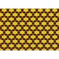 thumbnail image 1 of Ahgly Company Machine Washable Indoor Rectangle Transitional Deep Yellow Area Rugs, 2' x 5', 1 of 7