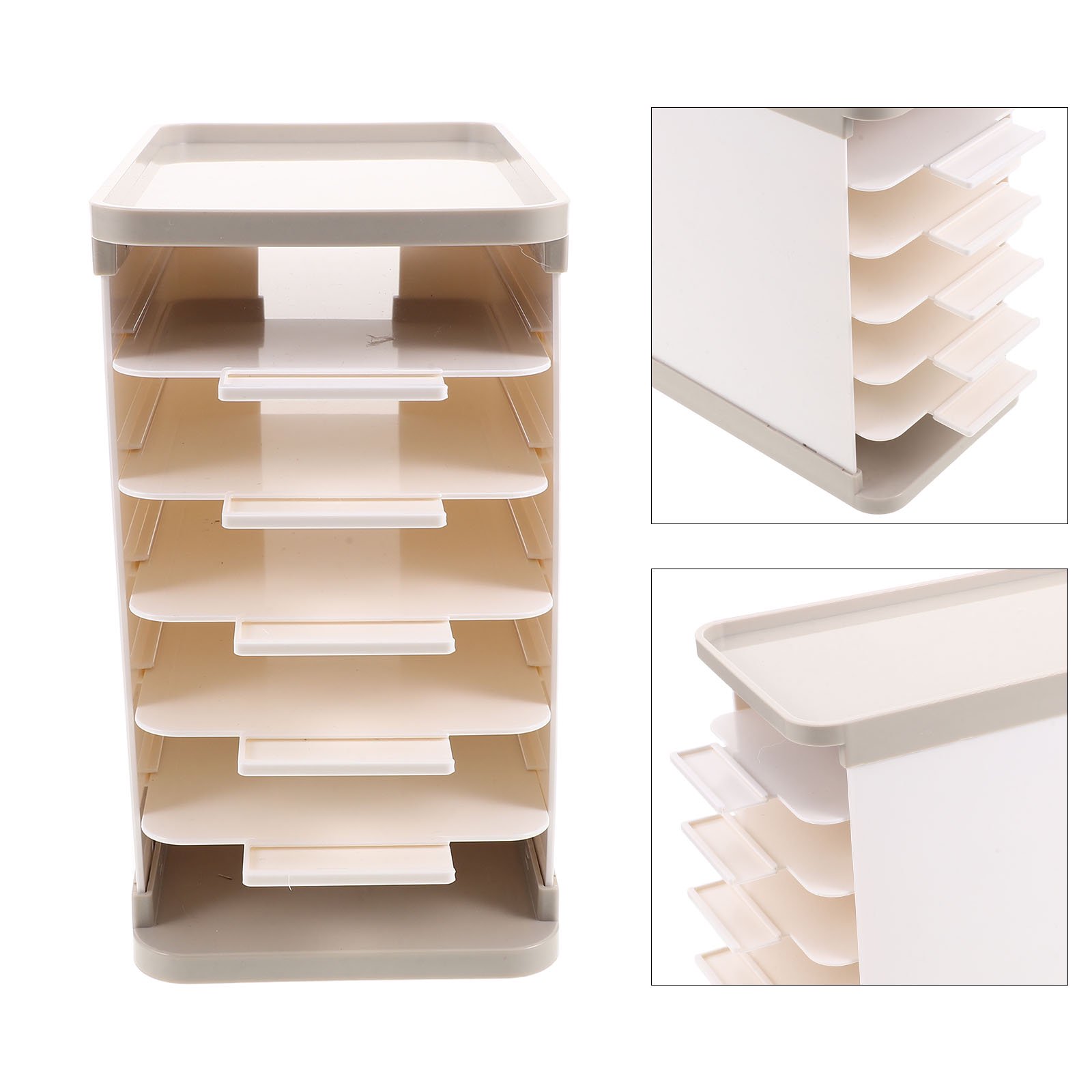 FOMIYES Breastmilk Freezer Organizer Clear PP Dividers One-Handed Convenience Storage Box