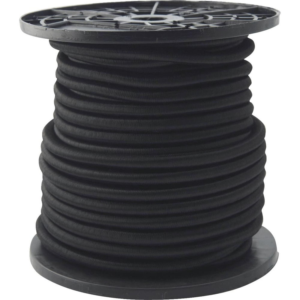 Erickson 13/32" x 100' Black Bulk Bungee Cord 05289