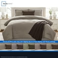 thumbnail image 5 of Mainstays Geo 5-Piece Tan Jacquard Comforter Set, King, 5 of 14