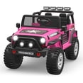 thumbnail image 2 of Lingstar 12V Ride on Car Electric Ride on Toys SUV w/ Remote Control Ride on Truck Spring Suspension Adjustable Speed Bluetooth Audio USB for Age 3+, 2 of 10