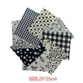 thumbnail image 2 of Decodeary 8pcs Cotton Sewing Quilting Fabric Patchwork DIY Clothing Sewing Craft Stars Pattern Fabric 25x25cm, 2 of 5