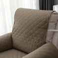 thumbnail image 4 of With Elastic Straps Recliner chair covers Recliner cover Waterproof Washable Slipcover 23in Chair protectors covers Large recliner covers for wide recliner, 4 of 9