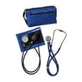 thumbnail image 2 of MABIS MatchMates Aneroid Sphygmomanometer and 31" Sprague Rappaport Stethoscope Combination Manual Blood Pressure Kit with Calibrated Nylon Cuff and Oversized Carrying Case, Adult Royal Blue, 2 of 3