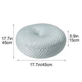 thumbnail image 6 of Cooling Ice Dot Round Floor Cushion, Breathable Plush Pouf Seat for Home & Office, 6 of 6