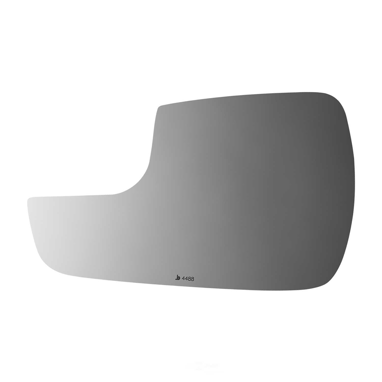 Burco Side View Mirror Replacement Glass - Clear Glass - 4488