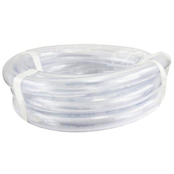 Duda Energy Clear Vinyl PVC Tubing 2" ID, 25 Foot Length, Flexible 63A Hardness