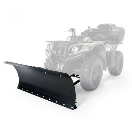 Black Boar ATV Snow Plow Kit with 9-Position Blade Angle, Adjusts to 30 Degrees to Each (Best Atv Snow Plow)